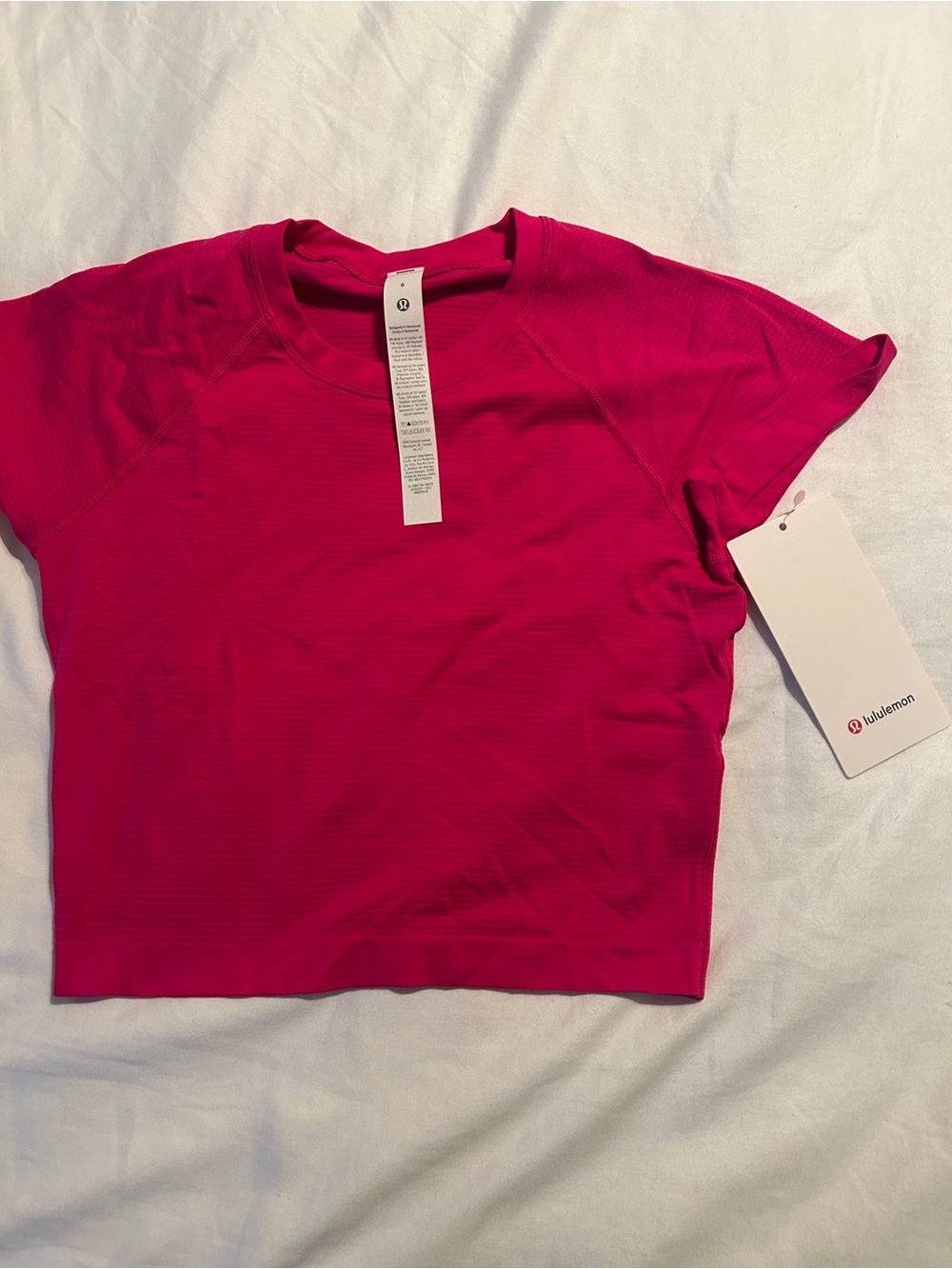 lululemon athletica Women's Pink Short Sleeve